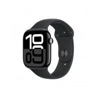 Apple Watch Series 10 GPS 46mm Jet Nero Cassa Alluminio con Nero Sport Band - M/L