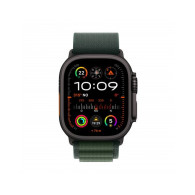 Apple Watch Ultra 2 GPS + Cellular 49mm Cassa Titanio Nero con Verde Scuro Alpine Loop - Small