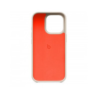 Custodia Beats con Magsafe in Silicone per iPhone 16 Pro - Bianco Palladio