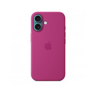 Custodia con Magsafe in Silicone per iPhone 16 - Fucsia