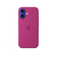 Custodia con Magsafe in Silicone per iPhone 16 - Fucsia