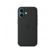 Custodia con Magsafe in Silicone per iPhone 16 - Nero