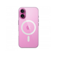 Custodia con Magsafe in Silicone per iPhone 16 - Trasparente