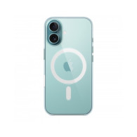 Custodia con Magsafe in Silicone per iPhone 16 - Trasparente