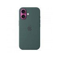 Custodia con Magsafe in Silicone per iPhone 16 - Verde Lago