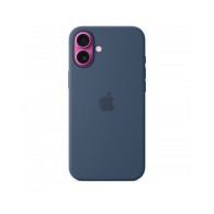 Custodia con Magsafe in Silicone per iPhone 16 Plus - Denim