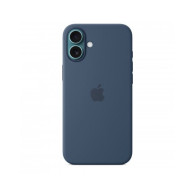 Custodia con Magsafe in Silicone per iPhone 16 Plus - Denim