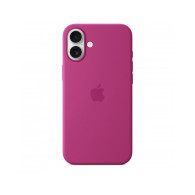 Custodia con Magsafe in Silicone per iPhone 16 Plus - Fucsia