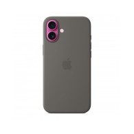 Custodia con Magsafe in Silicone per iPhone 16 Plus - Grigio Pietra