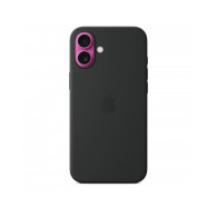 Custodia con Magsafe in Silicone per iPhone 16 Plus - Nero