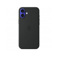Custodia con Magsafe in Silicone per iPhone 16 Plus - Nero