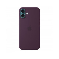 Custodia con Magsafe in Silicone per iPhone 16 Plus - Prugna