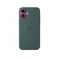 Custodia con Magsafe in Silicone per iPhone 16 Plus - Verde Lago