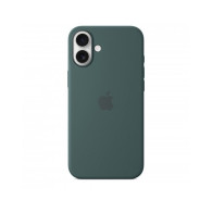 Custodia con Magsafe in Silicone per iPhone 16 Plus - Verde Lago