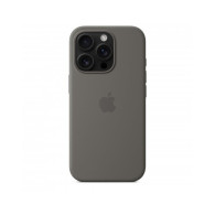 Custodia con Magsafe in Silicone per iPhone 16 Pro - Grigio Pietra