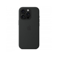 Custodia con Magsafe in Silicone per iPhone 16 Pro - Nero