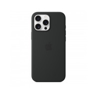 Custodia con Magsafe in Silicone per iPhone 16 Pro Max - Nero