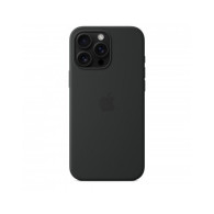 Custodia con Magsafe in Silicone per iPhone 16 Pro Max - Nero