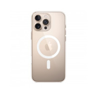 Custodia con Magsafe in Silicone per iPhone 16 Pro Max - Trasparente