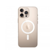 Custodia con Magsafe in Silicone per iPhone 16 Pro Max - Trasparente