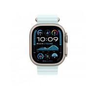 Estensione per cinturino Apple Watch 44/45/46/49mm - Ocean - Titanio Naturale - Blu Ghiaccio - Misura Unica
