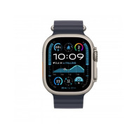 Estensione per cinturino Apple Watch 44/45/46/49mm - Ocean - Titanio Naturale - Blu Navy - Misura Unica