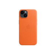 Custodia con Magsafe in Pelle per iPhone 14 - Arancione