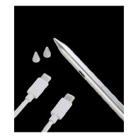 Tucano Pencil 2 for iPad - Silver -digitale per iPad con porta di ricarica usb-c e 2 punte incluse