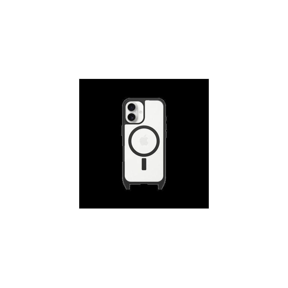 OtterBox React Necklace MagSafe Apple iPhone 16 Black Crystal - clear/black OtterBox React Necklace MagSafe Apple iPhone 16 Black Crystal - clear/black