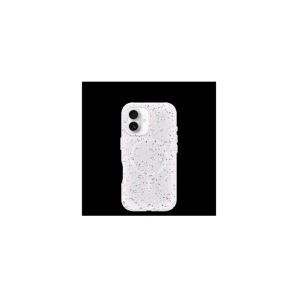 OtterBox Symmetry Core Apple iPhone 16 Sprinkles - white OtterBox Symmetry Core Apple iPhone 16 Sprinkles - white