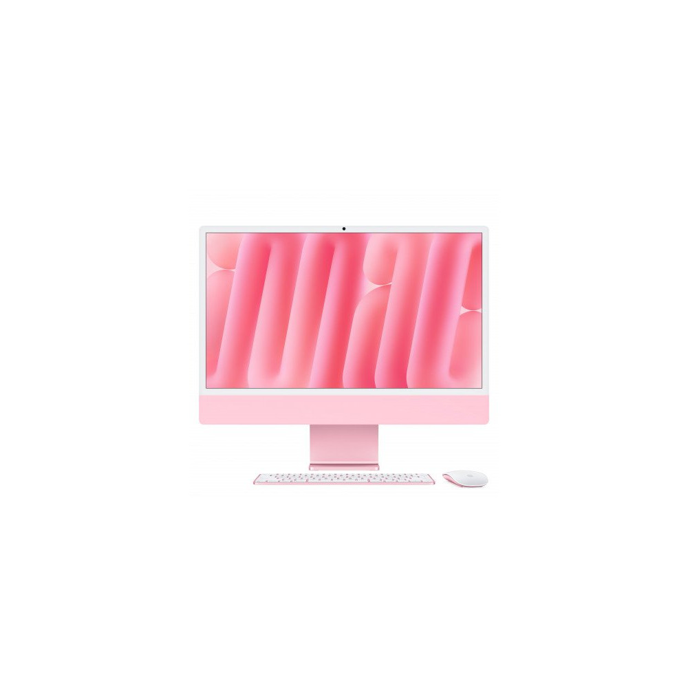 iMac rosa - RAM 24GB di memoria unificata - HD SSD 512GB - Senza Ethernet - Magic Mouse - Magic Keyboard con Touch ID e tastieri
