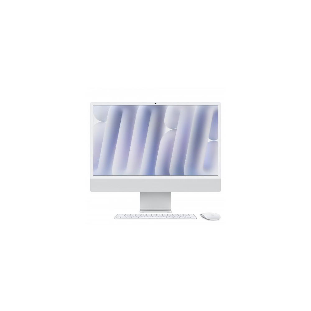 iMac argento - RAM 24GB di memoria unificata - HD SSD 1TB - Senza Ethernet - Magic Trackpad - Magic Keyboard con Touch ID e tast