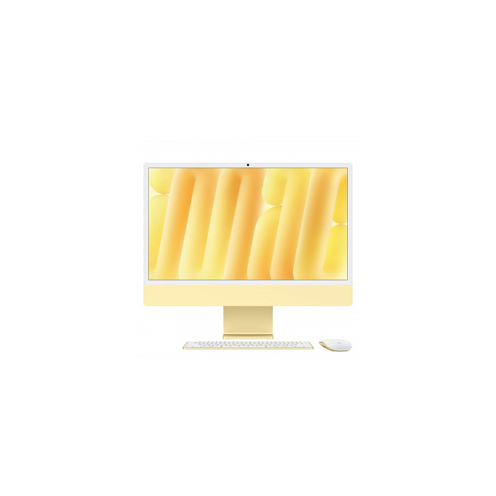 iMac giallo - Vetro standard - RAM 24GB di memoria unificata - HD SSD 512GB - Magic Mouse - Magic Keyboard con Touch ID - Italia iMac giallo - Vetro standard - RAM 24GB di memoria unificata - HD SSD 512GB - Magic Mouse - Magic Keyboard con Touch ID - Italia