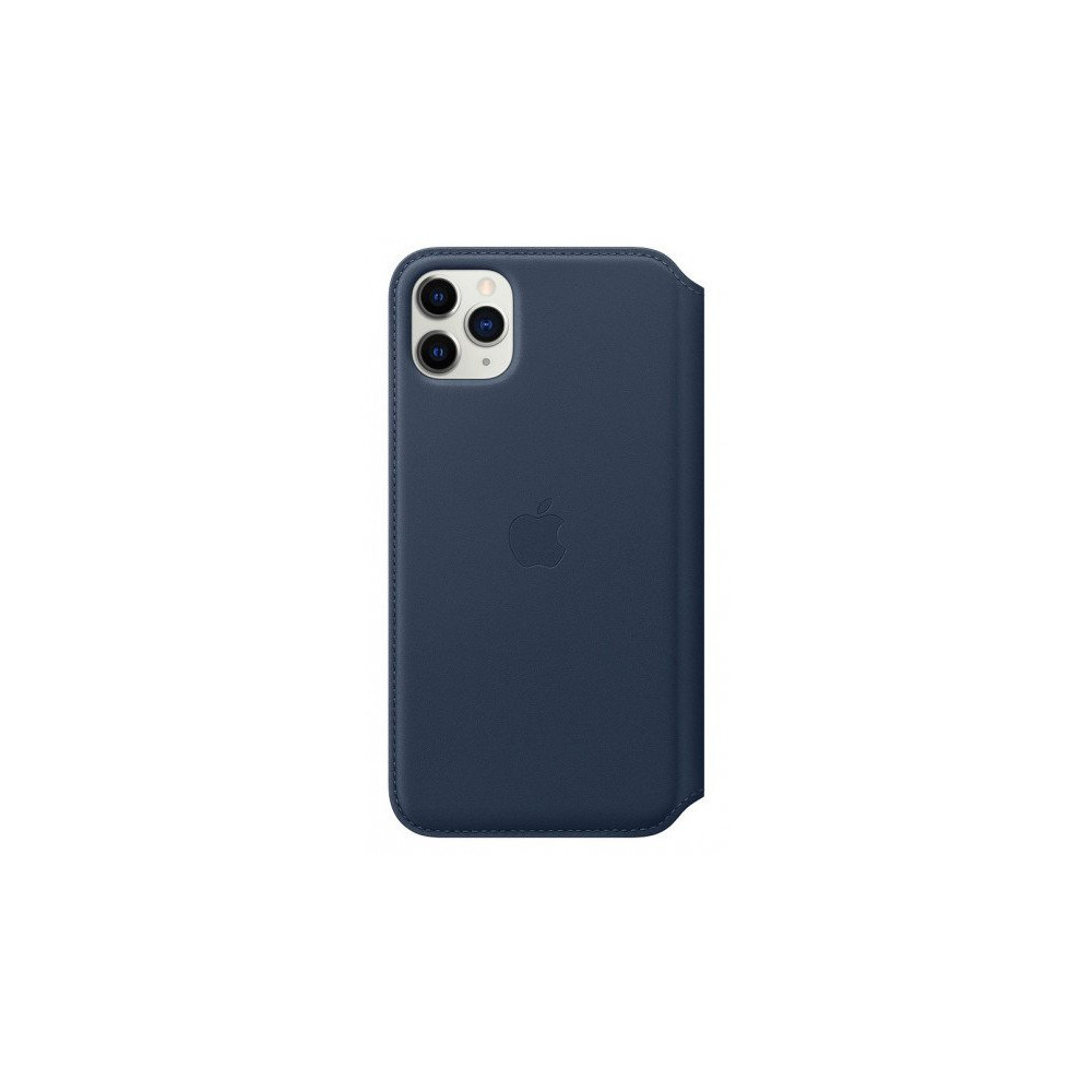 Apple iPhone 11 Pro Max Leather Folio - Deep Sea Blue Apple iPhone 11 Pro Max Leather Folio - Deep Sea Blue