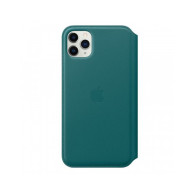 Apple iPhone 11 Pro Max Leather Folio - Peacock