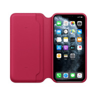 Apple iPhone 11 Pro Max Leather Folio - Raspberry