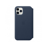 iPhone 11 Pro Leather Folio - Deep Sea Blue
