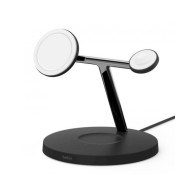 SUPPORTO DI RICARICA WIRELESS MAGSAFE 3 IN 1 - NERO