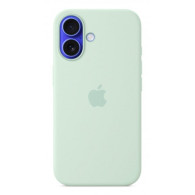 Custodia con Magsafe in Silicone per iPhone 16 - Acquamarina