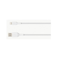 CAVO INTRECCIATO DA USB-A A LIGHTNING 1M - BIANCO