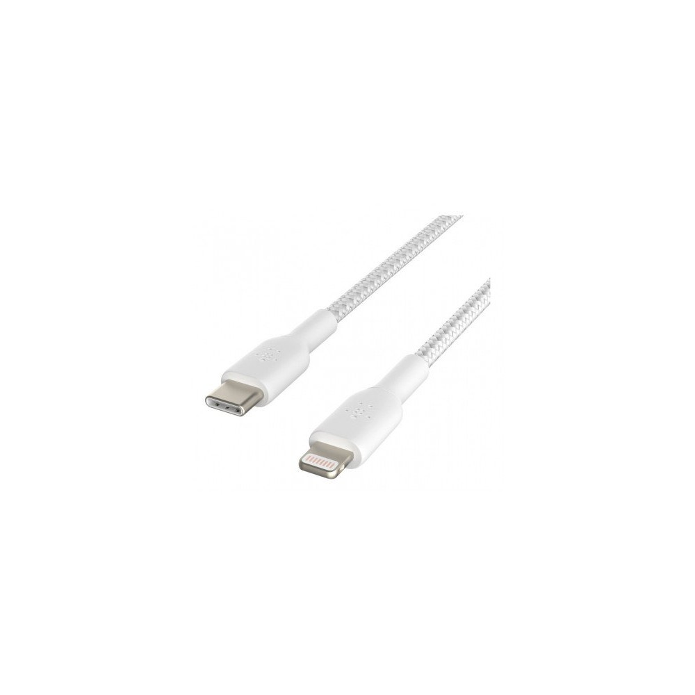 CAVO INTRECCIATO DA USB-C A LIGHTNING 1M - BIANCO CAVO INTRECCIATO DA USB-C A LIGHTNING 1M - BIANCO