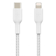 CAVO INTRECCIATO DA USB-C A LIGHTNING 1M - BIANCO