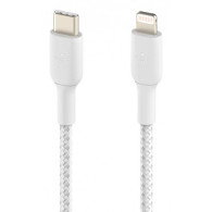 CAVO INTRECCIATO DA USB-C A LIGHTNING 1M - BIANCO