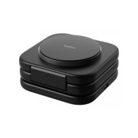 Tappetino di ricarica wireless magnetica da viaggio 3 in 1 con Qi2 da 15 W spina EU