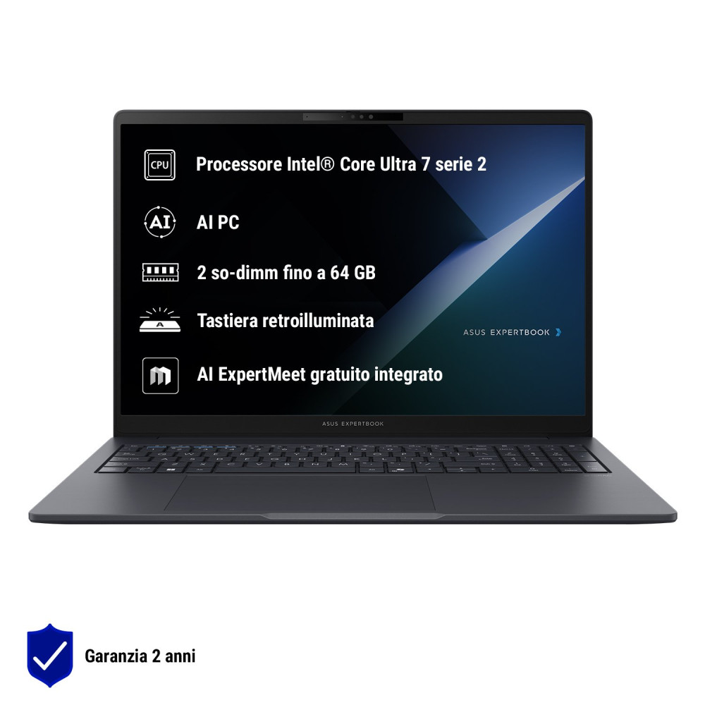 ASUS NB 16" ExpertBook B3 INTEL U7 255H 16GB 512GB SSD WIN 11 PRO ASUS NB 16" ExpertBook B3 INTEL U7 255H 16GB 512GB SSD WIN 11 PRO