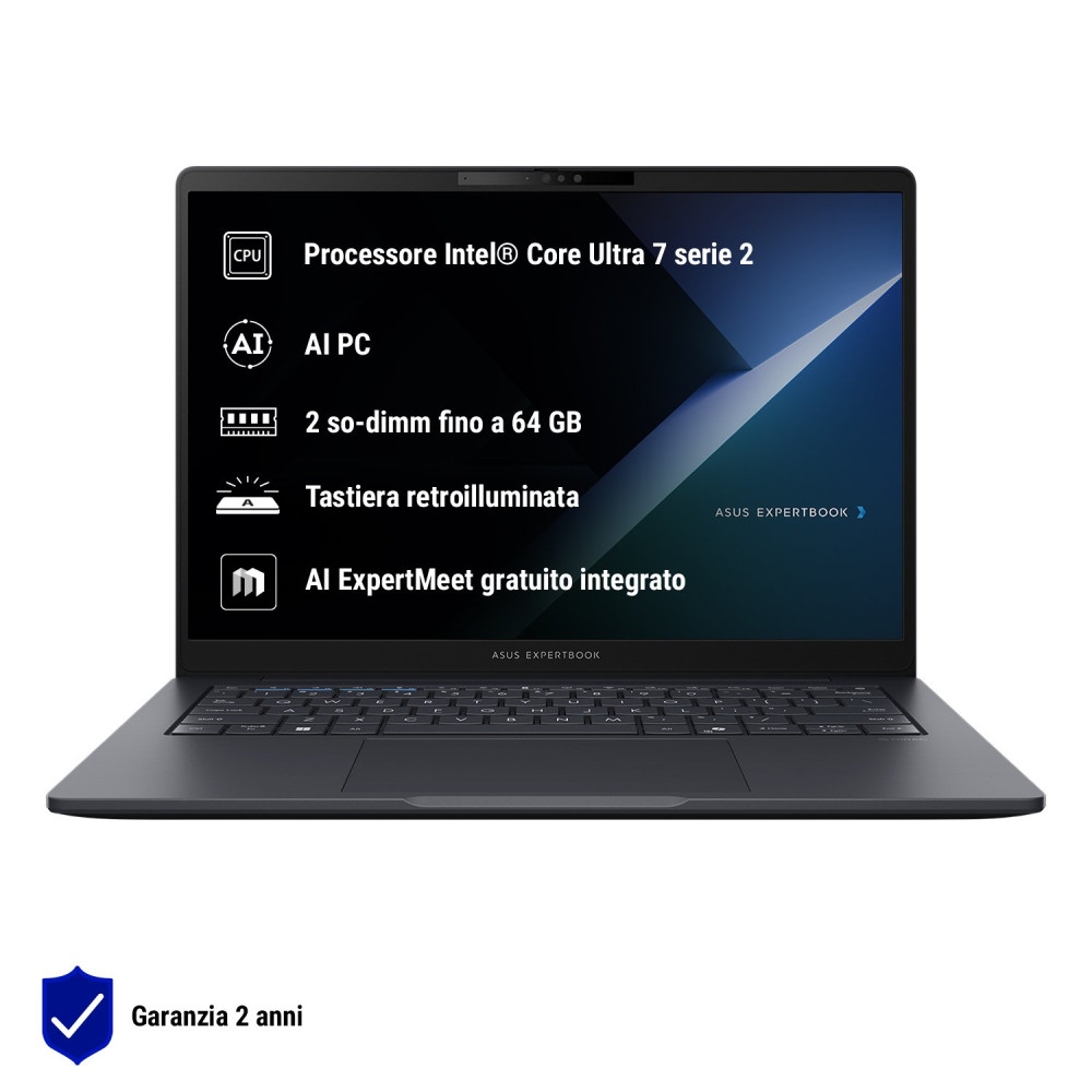 ASUS NB 14" ExpertBook B3 INTEL U5 225H 16GB 512GB SSD WIN 11 PRO ASUS NB 14" ExpertBook B3 INTEL U5 225H 16GB 512GB SSD WIN 11 PRO