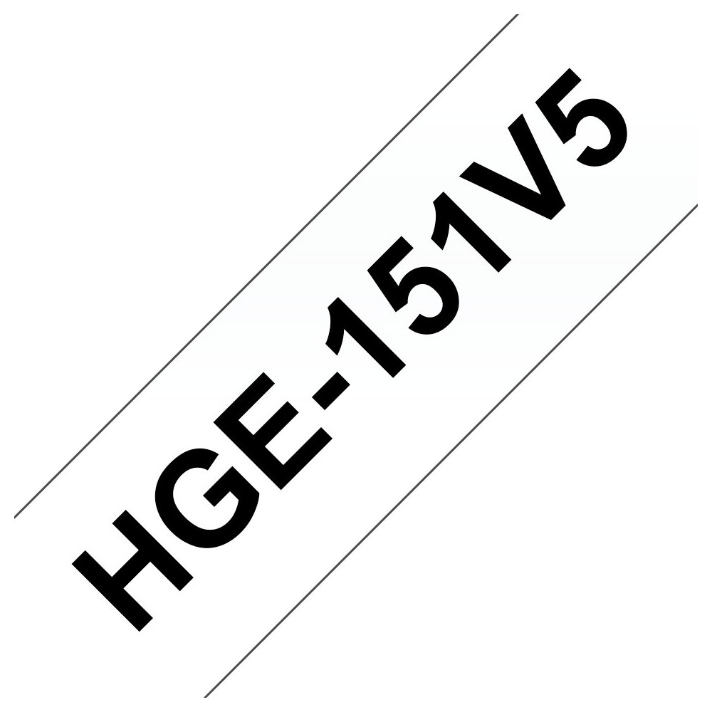 Brother HGE-151V5 nastro per etichettatrice Brother HGE-151V5 nastro per etichettatrice