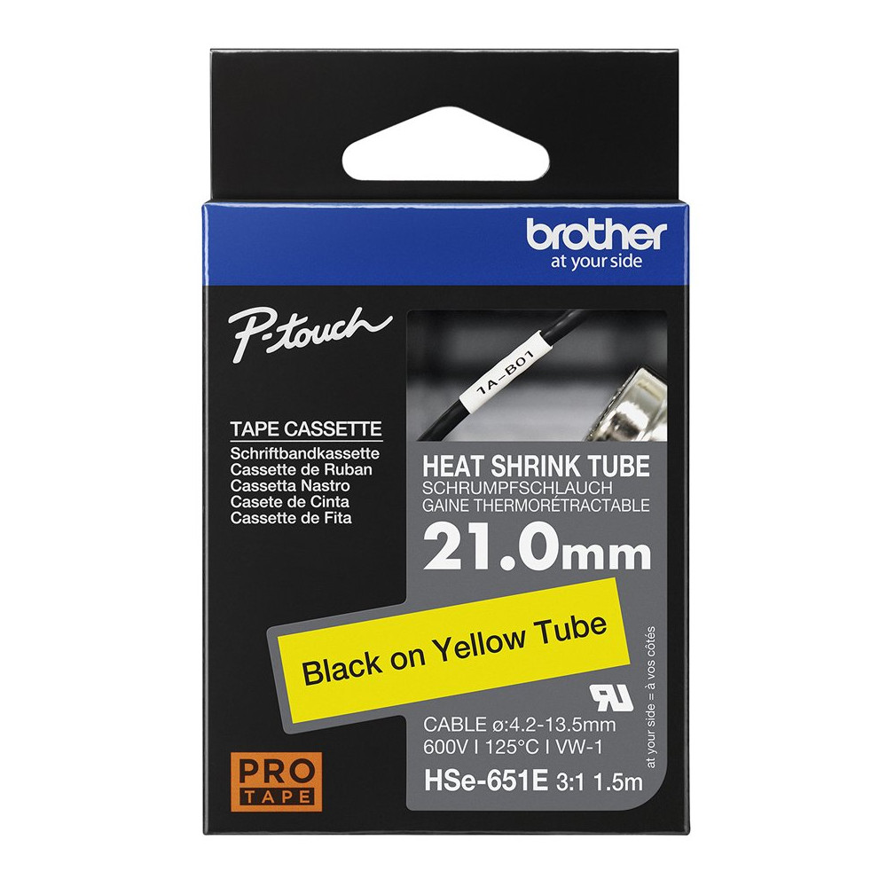 Brother HSE-651E nastro per etichettatrice Brother HSE-651E nastro per etichettatrice