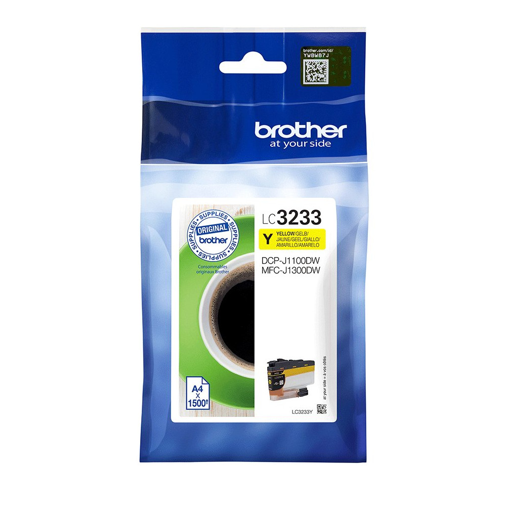 Brother LC3233Y cartuccia d'inchiostro 1 pz Originale Giallo