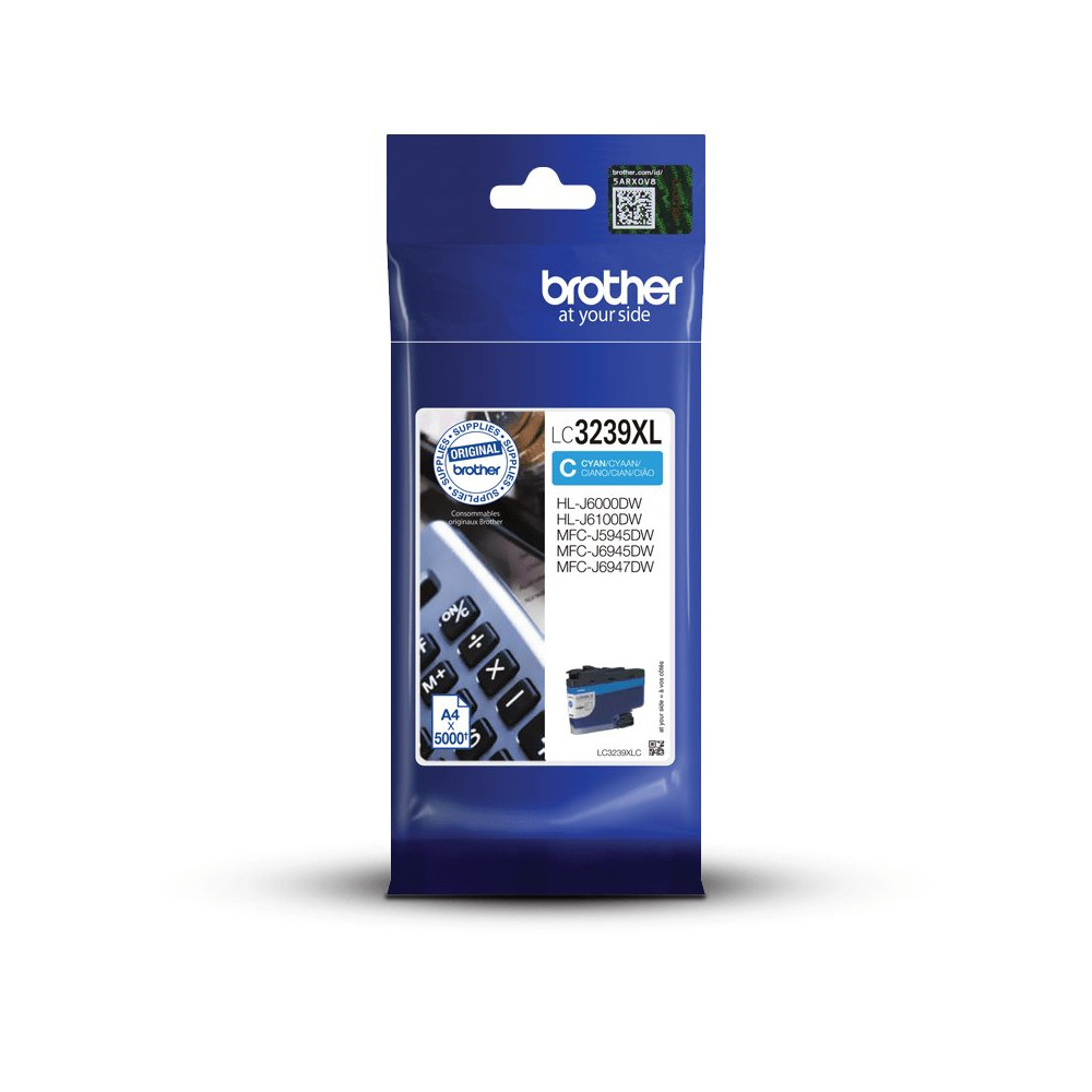 Brother LC3239XLC cartuccia d'inchiostro 1 pz Originale Ciano